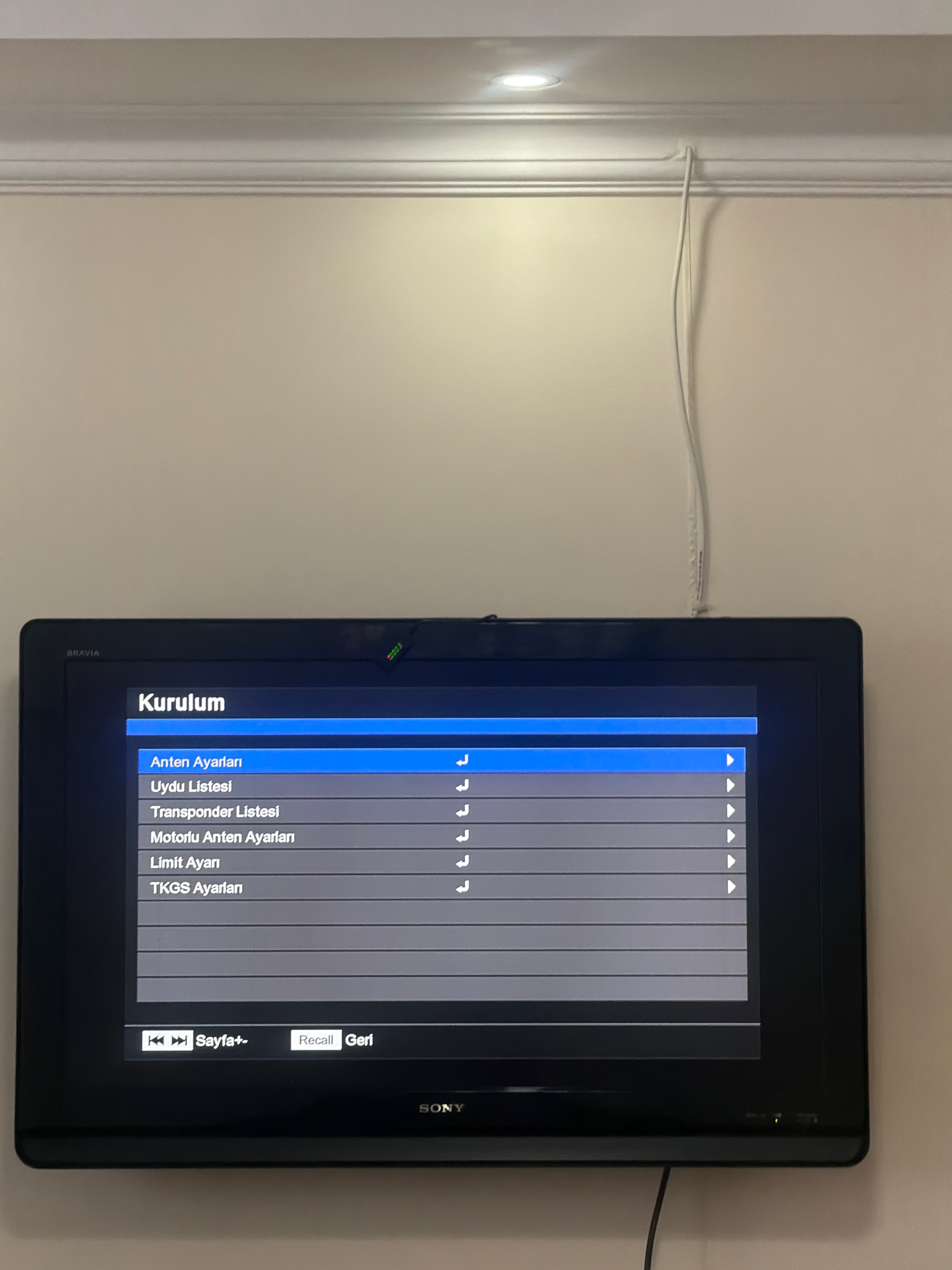 Tv ayarlama uydu kurulum tv montajlama 