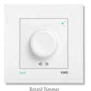 Viko Karre Clean Dimmerler (Beyaz - Krem)