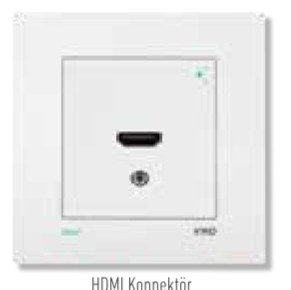 Viko Karre Clean Multimedya Konnektörler (Beyaz - Krem)