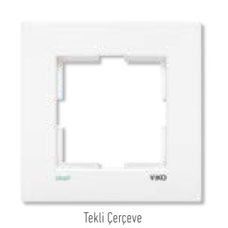 Viko Karre Clean Çerçeveler ve Sıva Üstü Kasalar (Beyaz - Krem)