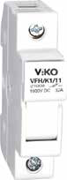Viko Silindirik (Kartuş) Sigortalar - GPV Tip (DC Tip)
