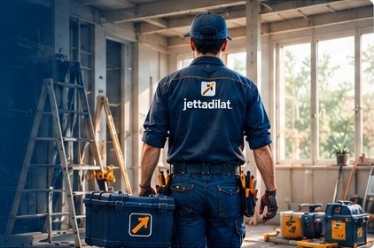 Tadilat alanında takım çantasıyla jettadilat ustası